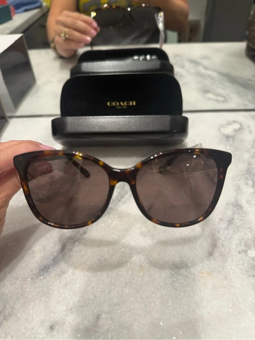 Coach Black Men’s Sunglasses Case